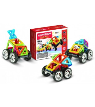 Set magnetic de construit- Magformers Wow Plus, 18 piese - Jocuri construcție Set magnetic de construit- Magformers Wow Plus, 18 piese - Jocuri construcție