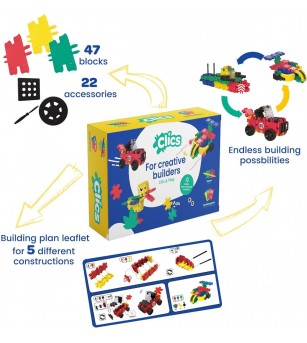 Set de construit 5 in 1, Clicformers - Jocuri construcție Set de construit 5 in 1, Clicformers - Jocuri construcție