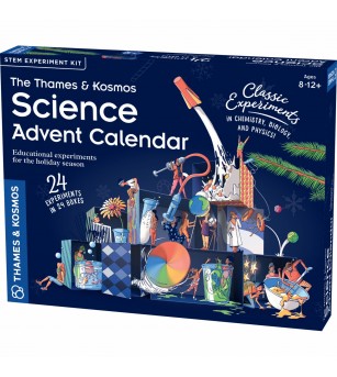 Kit STEM Calendarul stiintific de Advent - Jocuri STEM