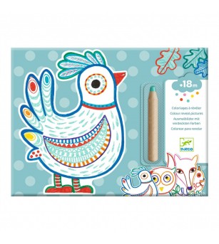 Joc de desenat Prieteni din padure, Djeco - Seturi de pictura și desenat