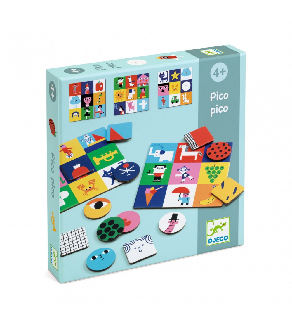 Joc loto Pico pico, Djeco - Jocuri de memorie și asociere