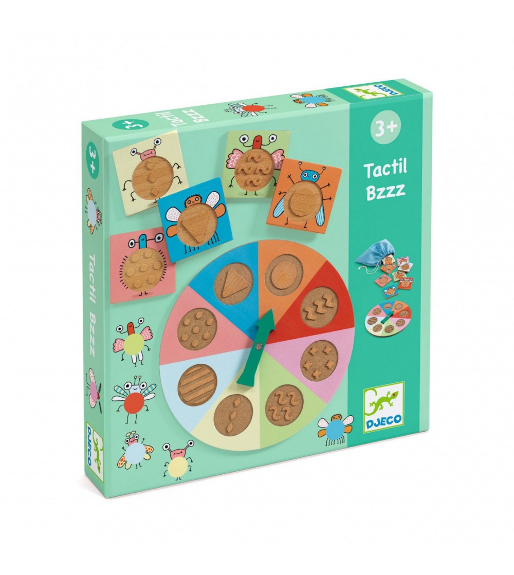 Joc Tactil Bzzz, Djeco - Jucării de lemn si Montessori