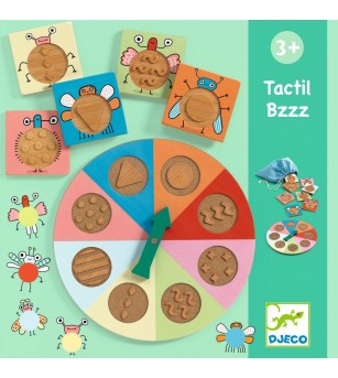Joc Tactil Bzzz, Djeco - Jucării de lemn si Montessori