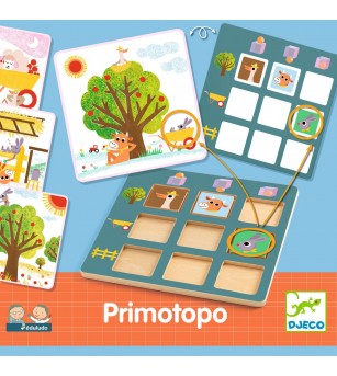 Primotopo, joc de orientare spatiala, Djeco - Jocuri de observație și atenție