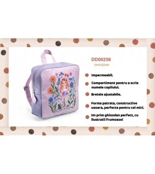 Rucsac Lila, Djeco - Ghiozdane