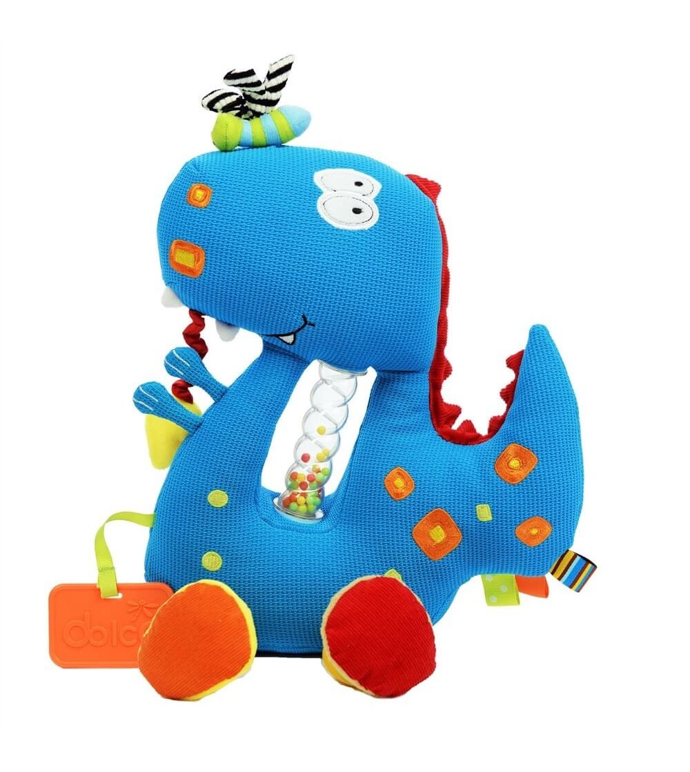 Jucărie senzorială bebeluși Dolce - Diego Dinozaurul - Jucării bebeluși