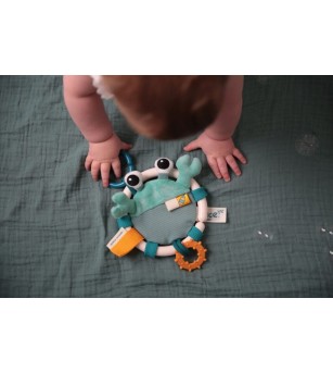 Set inele de dentiție bebeluși Dolce - Crabul Shelly - Jucării bebeluși