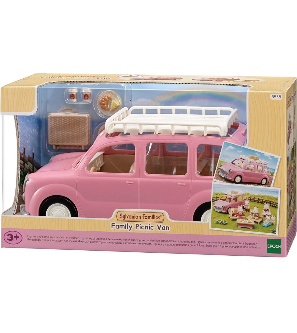 Sylvanian Families 5535 - masina roz de familie - Figurine