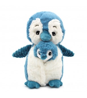 Jucărie din pluș, mama și puiul Pinguin, Baby Blue - Jucarii de plus Jucărie din pluș, mama și puiul Pinguin, Baby Blue - Jucarii de plus