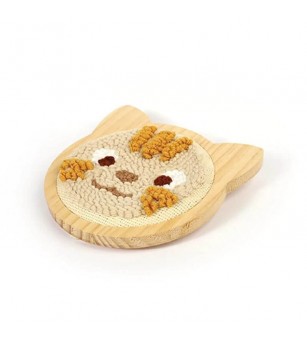 Kit punch needle, Pisica, 15 cm, Graine Creative - Seturi de cusut pentru copii