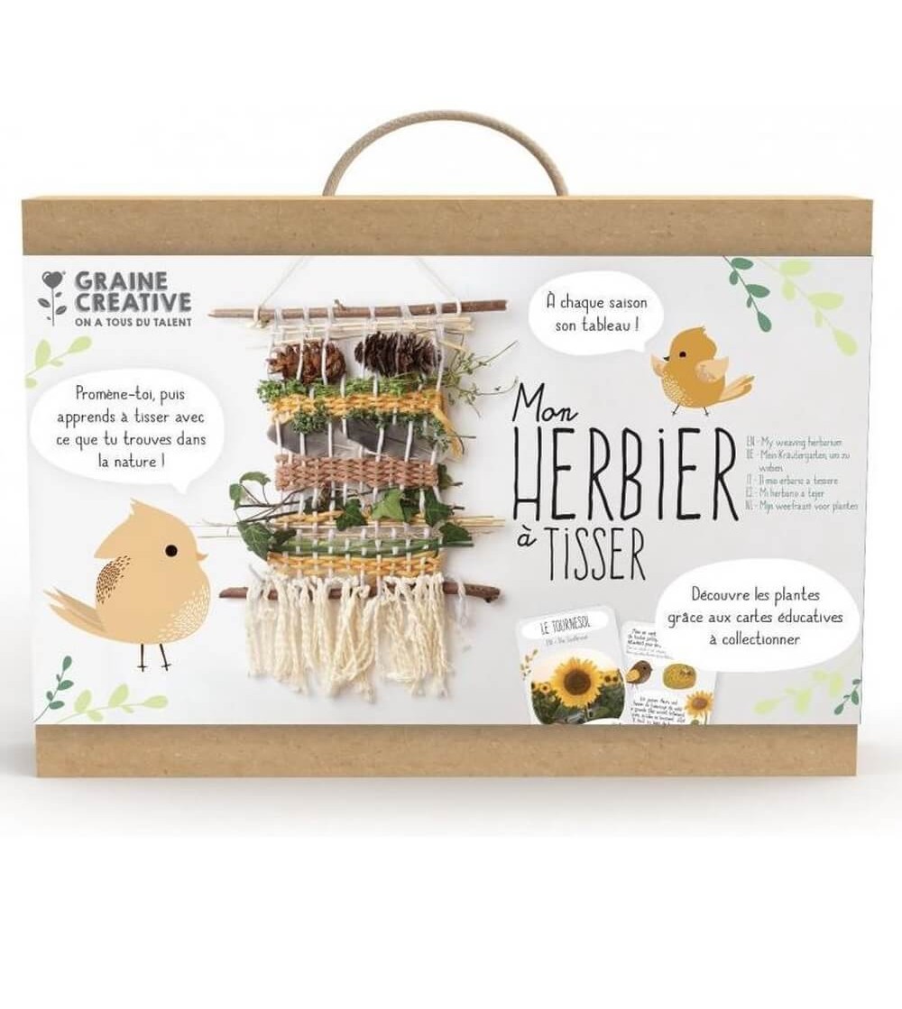 Kit de tesut, Ierbarul meu, Graine Creative - Seturi de cusut pentru copii