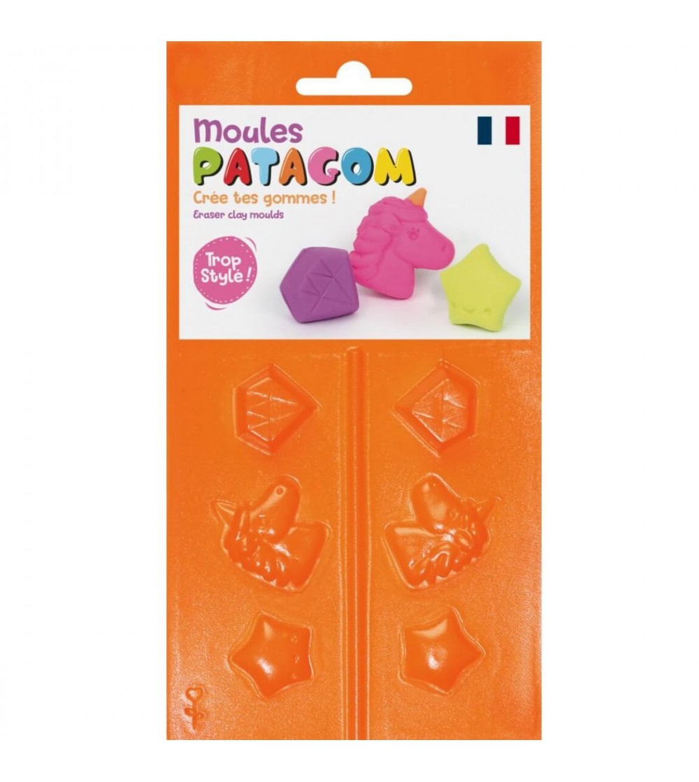 Matrita pentru pasta de modelare si radiere - Unicorn, Graine Creative - Pasta modelatoare