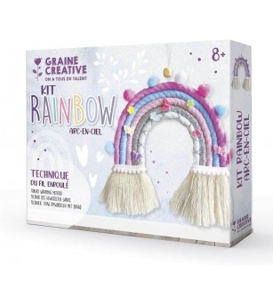 Kit macrame, Curcubeu, Graine Creative - Seturi creative DIY