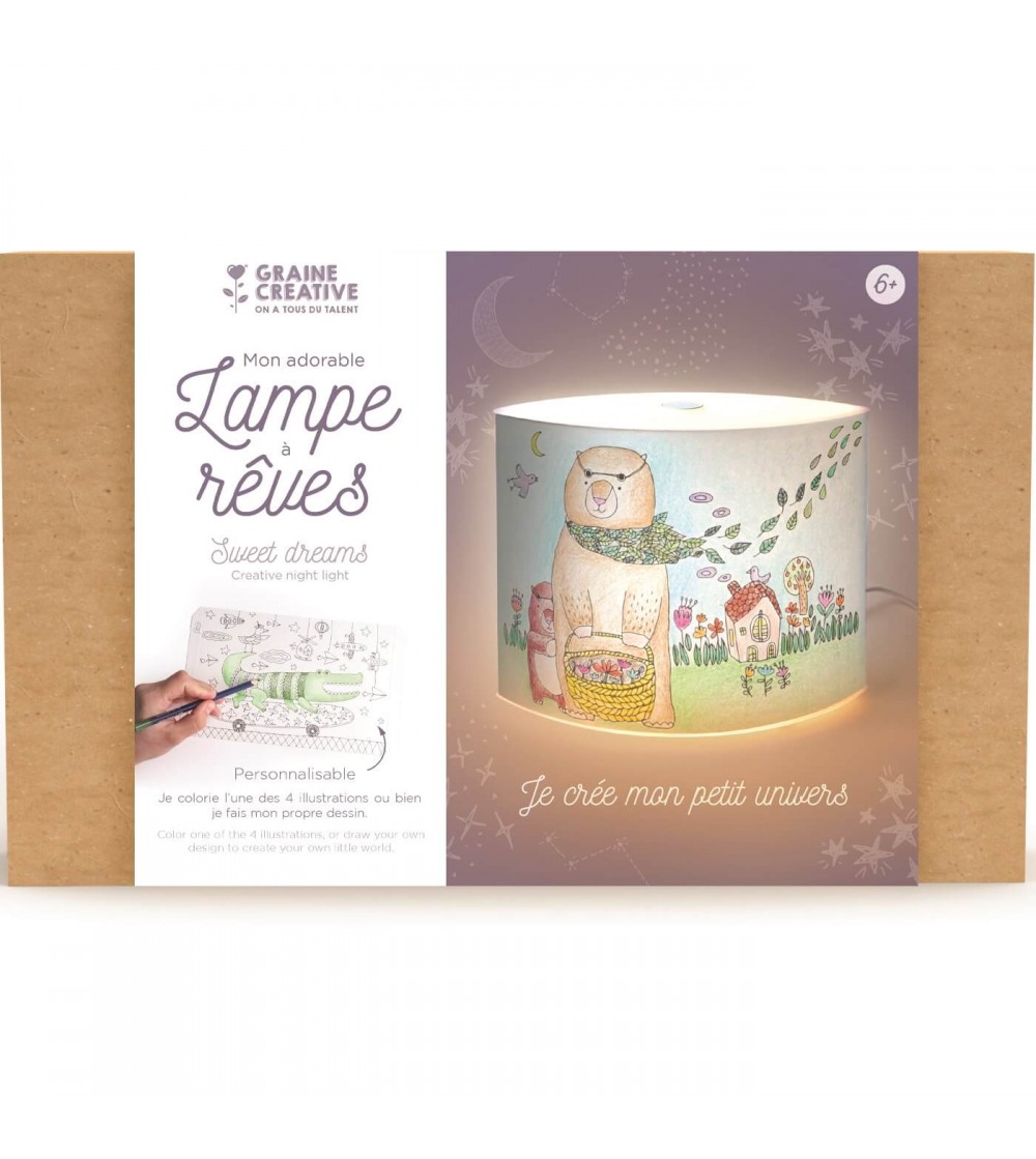 Kit lampă DIY, Vise dulci, Graine Creative - Seturi creative DIY
