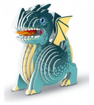 Macheta 3D din carton, Dragon, Graine Creative - Lucru manual pentru copii