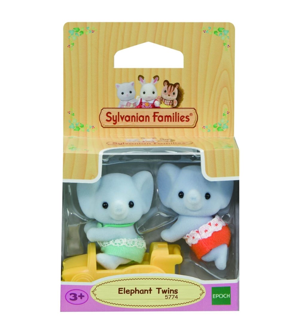 Figurine Sylvanian Families 5774 - gemenii Elefant - Figurine
