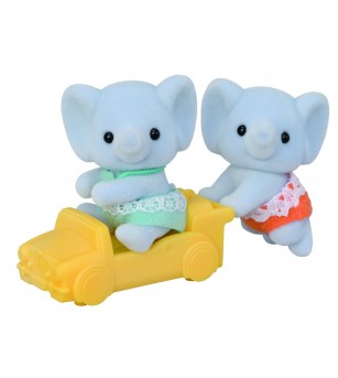 Figurine Sylvanian Families 5774 - gemenii Elefant - Figurine