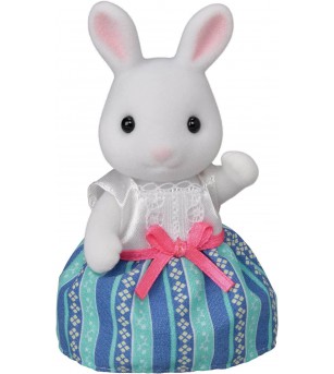 Sylvanian Families 5641 - Set voiaj de weekend și figurină iepuraș - Figurine