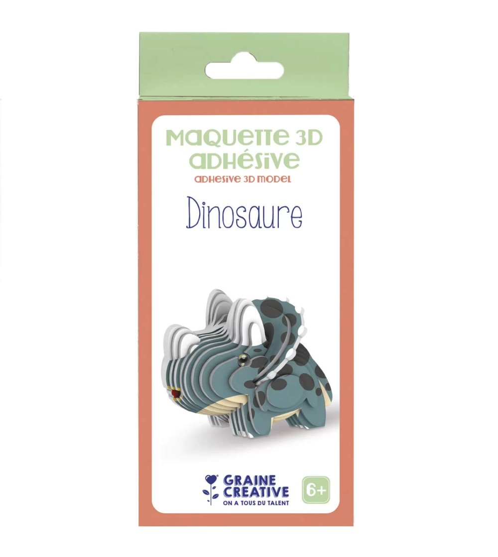 Macheta 3D din carton, Dinozaur, Graine Creative - Lucru manual pentru copii Macheta 3D din carton, Dinozaur, Graine Creative - Lucru manual pentru copii