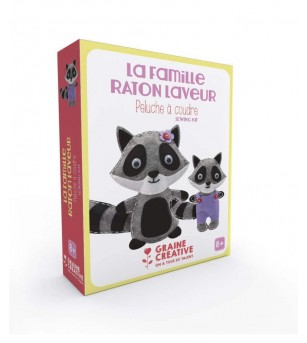 Kit de cusut, familia de ratoni, Graine Creative - Seturi de cusut pentru copii