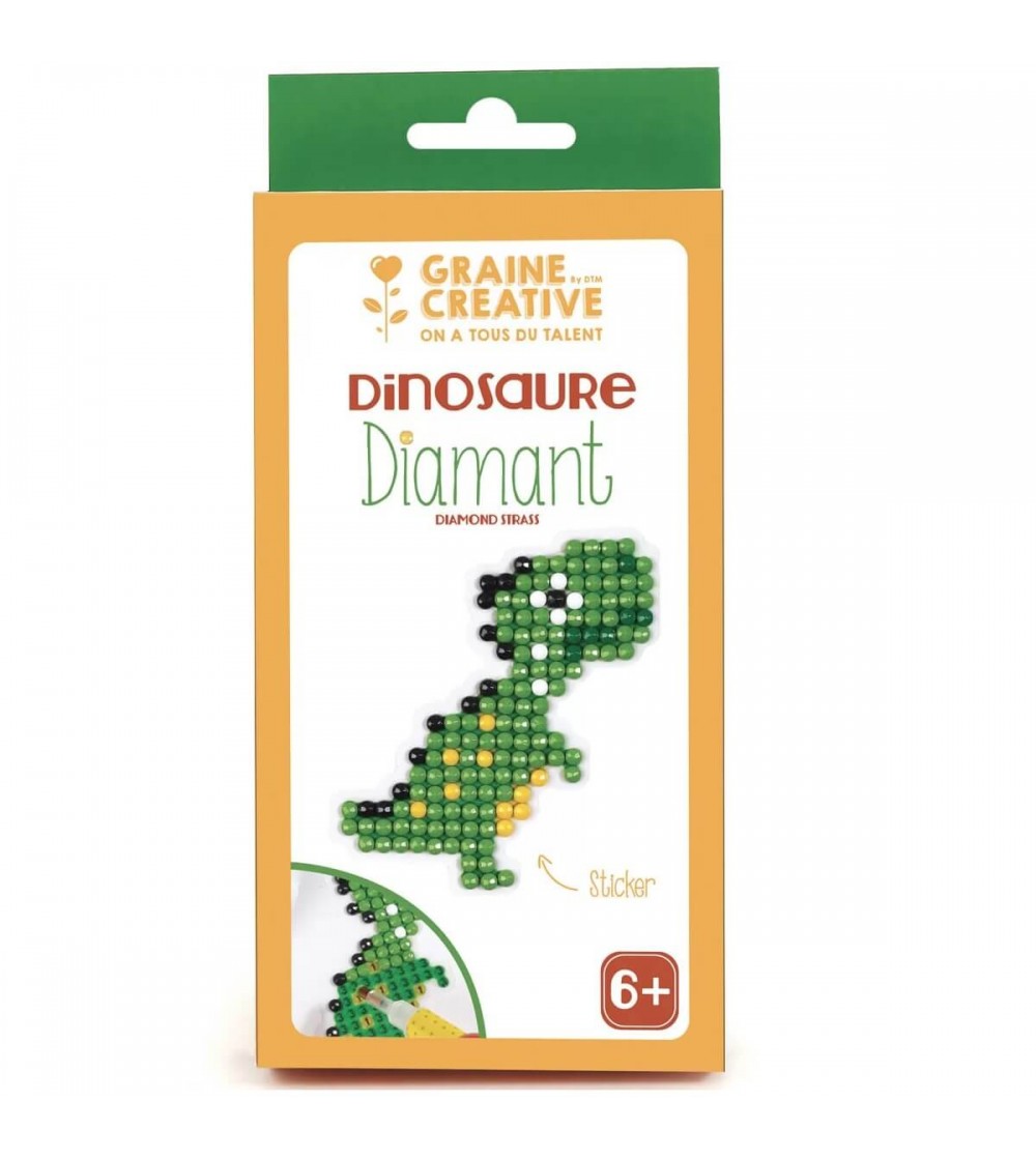 Kit mozaic cu diamante, Dinozaur, Graine Creative - Mozaic copii