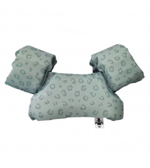 Centura de înot, cu aripioare Green Leopard, Swim Essentials 2-6 ani - Aripioare înot copii