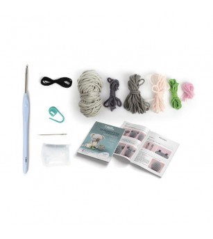 Kit pentru crosetat, Koala 12,5 cm, Graine Creative - Seturi de cusut pentru copii