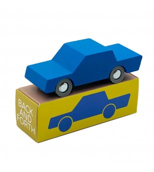Masinuta handmade din lemn, Waytoplay, albastru - Vehicule de jucărie