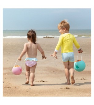 Mini Ballo, Galetusa pentru apa, roz, Quut Toys - Jucării pentru nisip