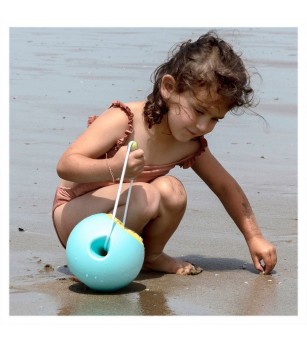Mini Ballo, Galetusa pentru apa, banana blue, Quut Toys - Jucării pentru nisip