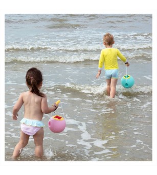 Mini Ballo, Galetusa pentru apa, banana blue, Quut Toys - Jucării pentru nisip