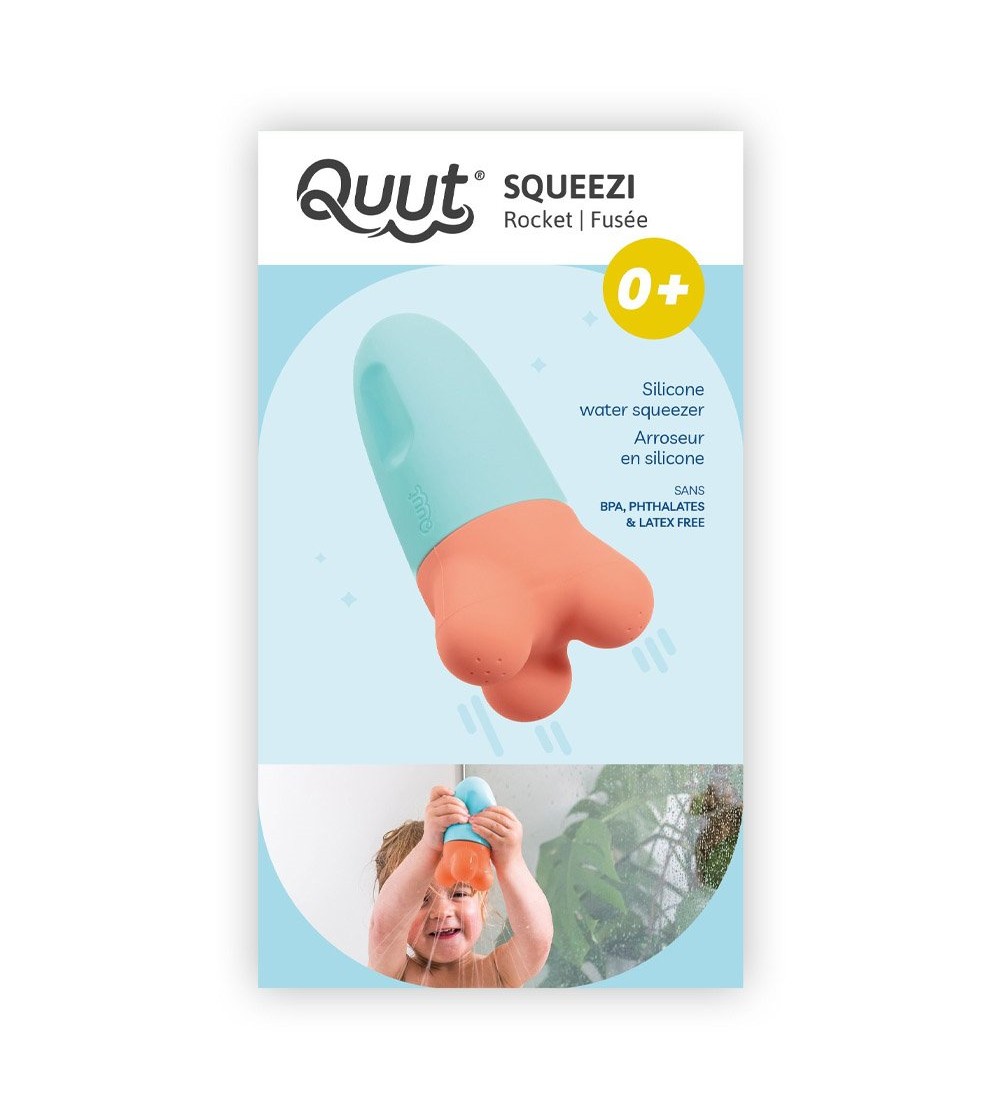 Squeezi Rocket, jucarie stropitoare de baie din silicon - Jucării pentru nisip
