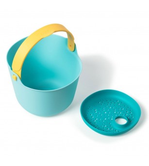 Bucki, galetusa cu sita, albastru deschis, Quut Toys - Jucării pentru nisip