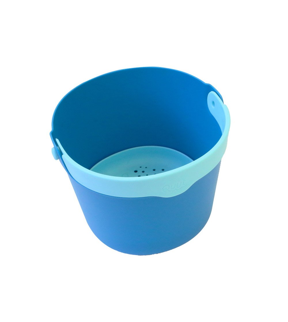Bucki, galetusa cu sita, albastru, Quut Toys - Jucării pentru nisip
