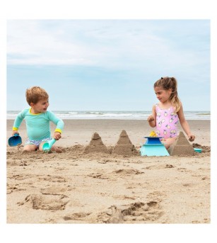 Pira, set forme pentru nisip piramide, Quut Toys - Jucării pentru nisip