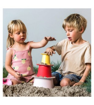 Alto rosu, set forme pentru nisip, Quut Toys - Jucării pentru nisip