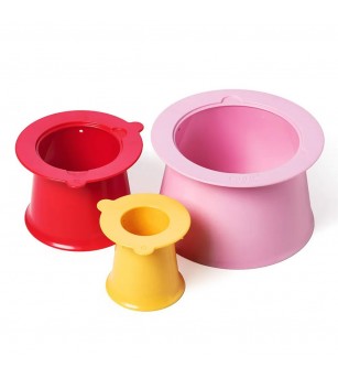 Alto rosu, set forme pentru nisip, Quut Toys - Jucării pentru nisip