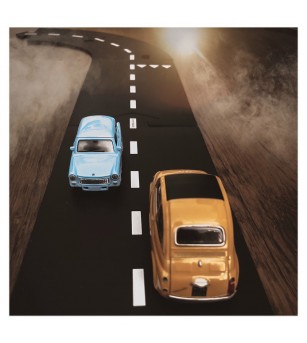 Traseu auto Waytoplay, Expressway, 16 piese - Vehicule de jucărie