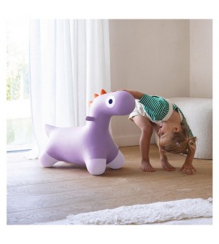 Hoppi Dino, dinozaur gonflabil saltaret, mov - Jucării pentru nisip