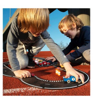 Traseu auto Waytoplay, Grand Prix, 24 piese - Vehicule de jucărie