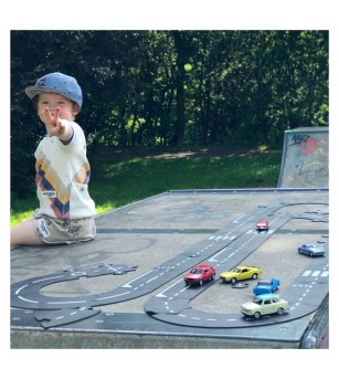 Traseu auto Waytoplay, King of the road, 40 piese - Vehicule de jucărie