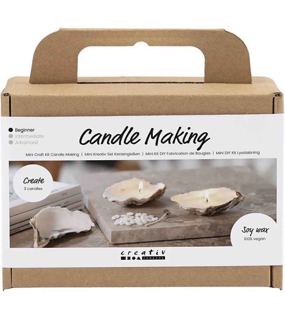 Kit DIY lumânări din ceară de soia în scoică - Seturi creative DIY Kit DIY lumânări din ceară de soia în scoică - Seturi creative DIY