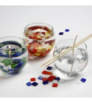 Set fitile pentru lumânări, 5 bc, L: 10 cm - Seturi creative DIY