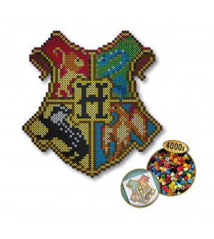 Harry Potter - Set margele de calcat Beedz - Stema Hogwarts - Mărgele de călcat