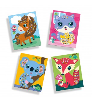 Set creativ pentru copii -Broderii din margele de sticla - Lucru manual pentru copii Set creativ pentru copii -Broderii din margele de sticla - Lucru manual pentru copii