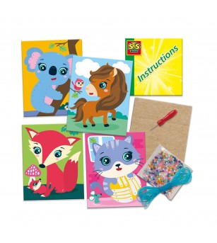 Set creativ pentru copii -Broderii din margele de sticla - Lucru manual pentru copii Set creativ pentru copii -Broderii din margele de sticla - Lucru manual pentru copii