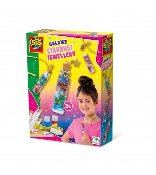 Set creativ pentru copii - Bijuterii Galaxy praf de stele - Seturi cu mărgele și brățări