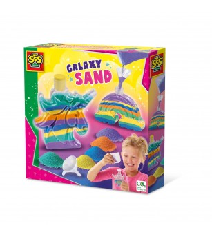 Set creativ copii - Sticle de arta cu nisip Galaxy unicorn si curcubeu - Seturi cu nisip colorat și sclipici