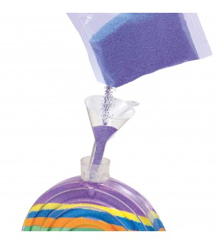 Set creativ copii - Sticle de arta cu nisip Galaxy unicorn si curcubeu - Seturi cu nisip colorat și sclipici