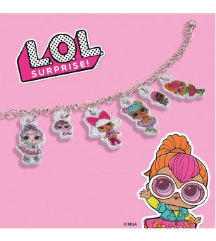L.O.L. - Bratari pentru copii Puffysticker - Seturi cu mărgele și brățări
